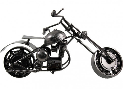 Kovový motocykel 20 cm