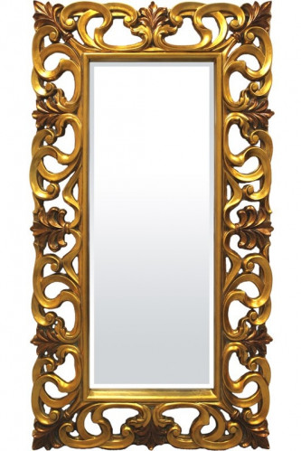 Zrkadlo so zlatými ornamentmi