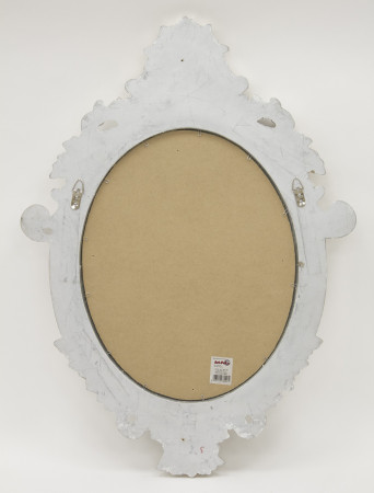 detail Strieborné zrkadlo s ornamentmi GD DESIGN