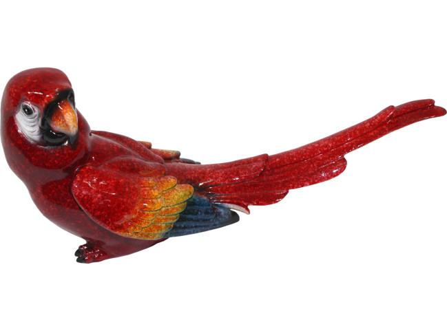 detail Figúrka papagája Ara arakanga GD DESIGN