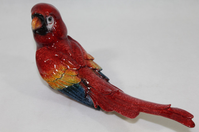 detail Červený papagáj  GD DESIGN