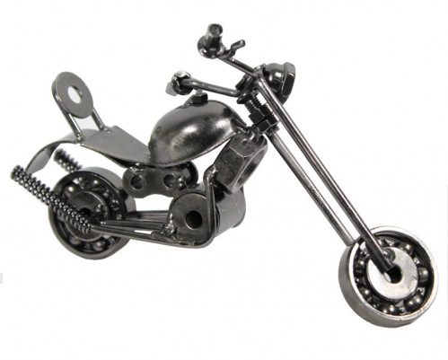 Replika kovový motocykel