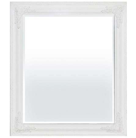 detail Biele zrkadlo s patinou GD DESIGN