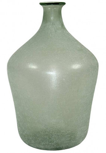 Tyrkysová sklenená váza 