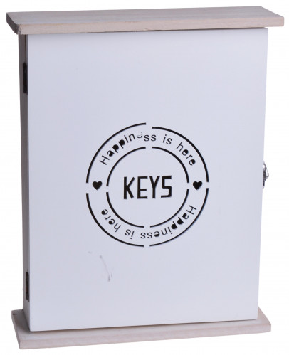 Biela skrinka na kľúče Keys 