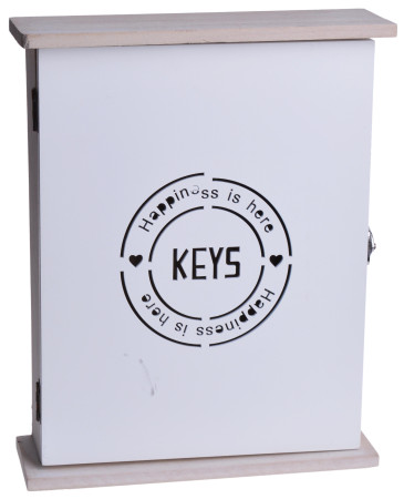 detail Biela skrinka na kľúče Keys  GD DESIGN
