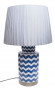 náhled Stolná lampa s modrým dekorom GD DESIGN