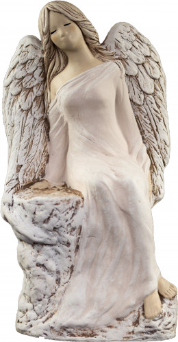Sadrový anjel Wera cappucino