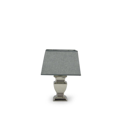Stříbrná stolní lampa malá