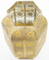 náhled Zlatý kovový svietnik s mozaikou GD DESIGN