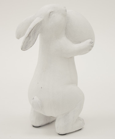 detail Bílý králíček s vajíčkem GD DESIGN