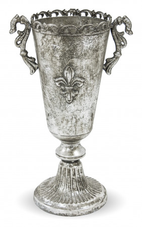 detail Strieborná váza s uchom GD DESIGN