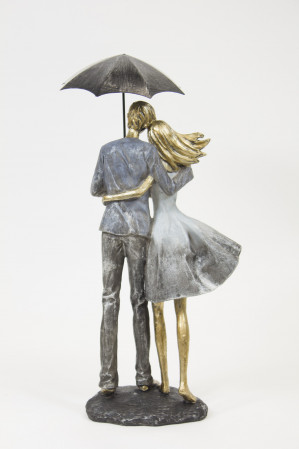 detail Zamilovaný pár pod dáždnikom GD DESIGN