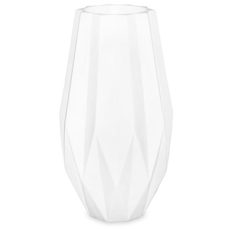 detail Biela vzorovaná váza GD DESIGN
