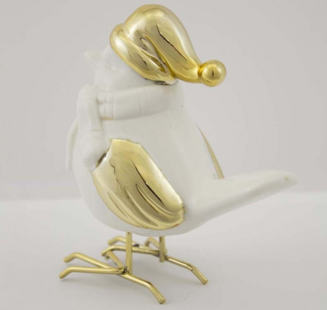 detail Keramický vtáčik s čiapočkou GD DESIGN