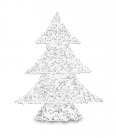 detail Bavlněný vánoční strom s LED osvětlením GD DESIGN