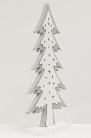 detail Drevený stromček s hviezdičkami GD DESIGN