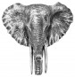 náhled Hlava slona nástenná GD DESIGN