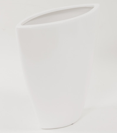 detail Biela hladká váza GD DESIGN
