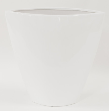 detail Biela keramická váza GD DESIGN