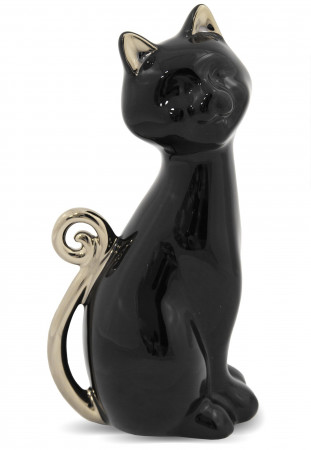 detail Keramická čierna mačička GD DESIGN