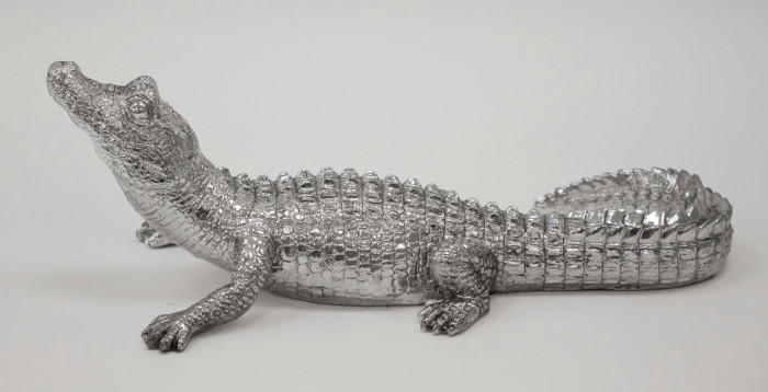 detail Strieborný krokodíl  GD DESIGN