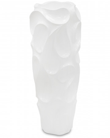 detail Biela dekoračná váza  GD DESIGN