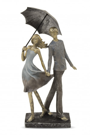 detail Zamilovaný pár s dáždnikom GD DESIGN