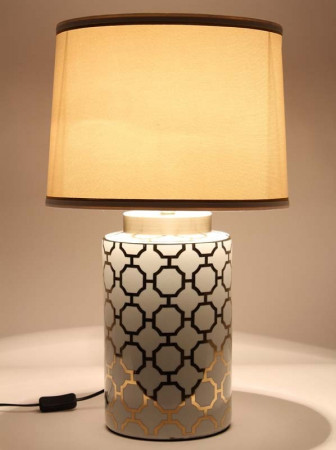 detail Lampa so zlatým vzorom GD DESIGN