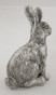 náhled Strieborný zajac sa sklopenými ušami GD DESIGN