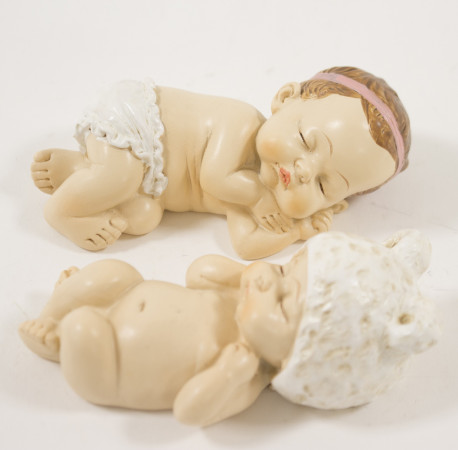 detail Spiace bábätko s čelenkou, alebo čiapočkou 1 ks GD DESIGN