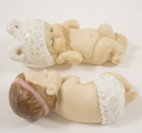 detail Spiace bábätko s čelenkou, alebo čiapočkou 1 ks GD DESIGN