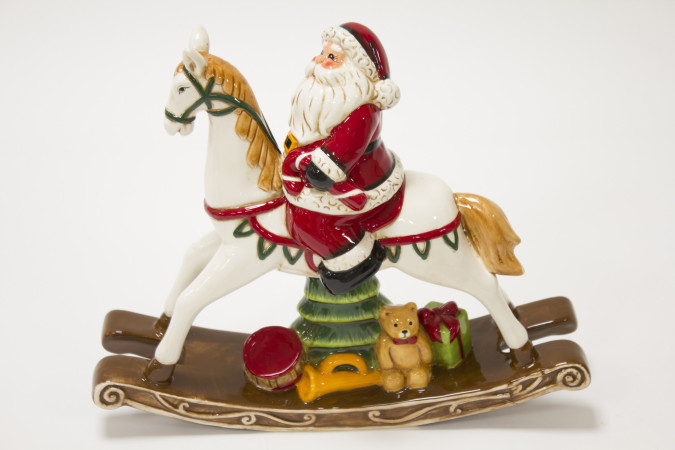 detail Santa Claus na hojdacom koníkovi GD DESIGN