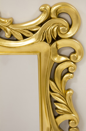 detail Zámocké zlaté zrkadlo GD DESIGN