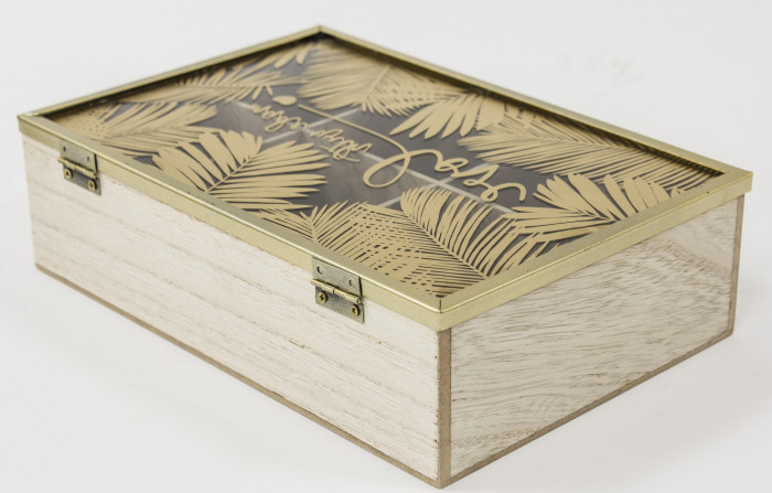 detail Krabička drevená na čaj  GD DESIGN