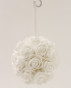 náhled Biele závesné gule z ruží 2 ks GD DESIGN