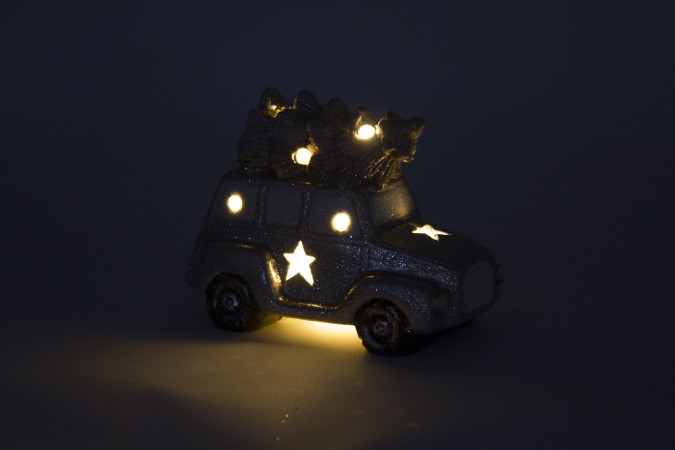 detail Vianočné autíčko na batérie GD DESIGN