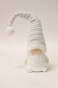 náhled Biely Santa s bambuľkou na čapici GD DESIGN