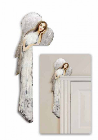 detail Biely anjel na roh dverí GD DESIGN