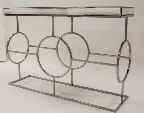 detail Konzolový stolík so zrkadlovou doskou GD DESIGN