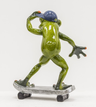 detail Žaba na skateboarde GD DESIGN