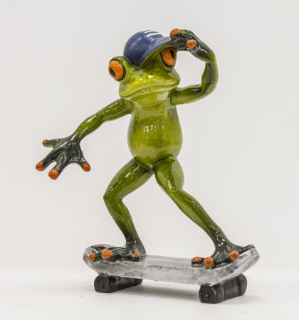 detail Žaba na skateboarde GD DESIGN