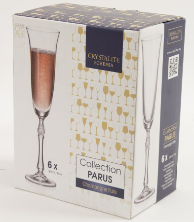 detail Sada 6 pohárov na šampanské 190 ml GD DESIGN