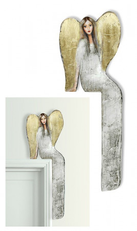 detail Drevený anjel na dvere GD DESIGN