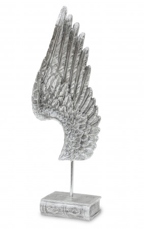 detail Dekoračné krídlo strieborné GD DESIGN