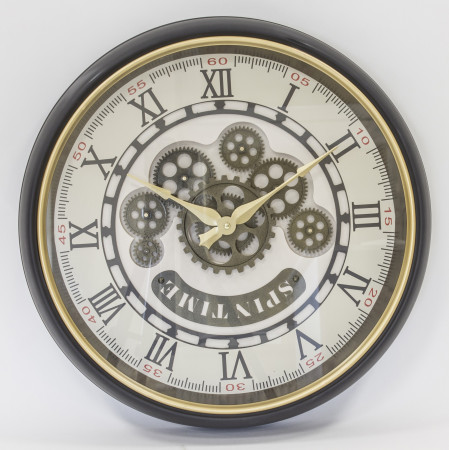 detail Luxusné hodiny s ozubenými kolieskami GD DESIGN