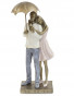 náhled Soška zamilovaného páru pod dáždnikom zlatá GD DESIGN