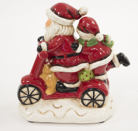 detail Santa na mopede  GD DESIGN