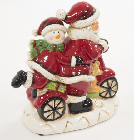 detail Santa na mopede  GD DESIGN