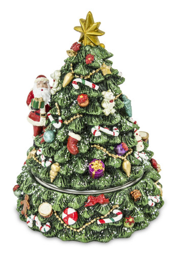 Vianočný stromček s hudbou a otáčaním